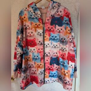 Cats Cats Cats Colorful Jacket‎ 3X